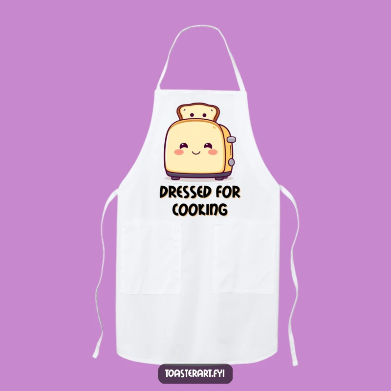 Funny Toast Hat Toaster Apron: Chef's Choice for Humorous Kitchen Style