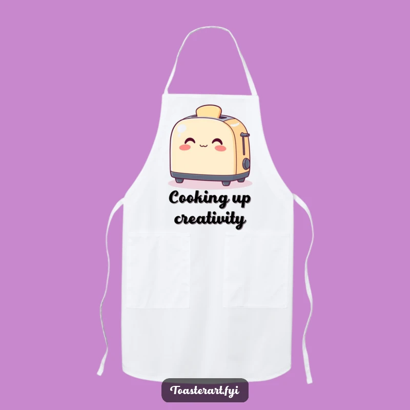 Funny Art Toaster Apron: Cook and Create with Hilarious Warmth