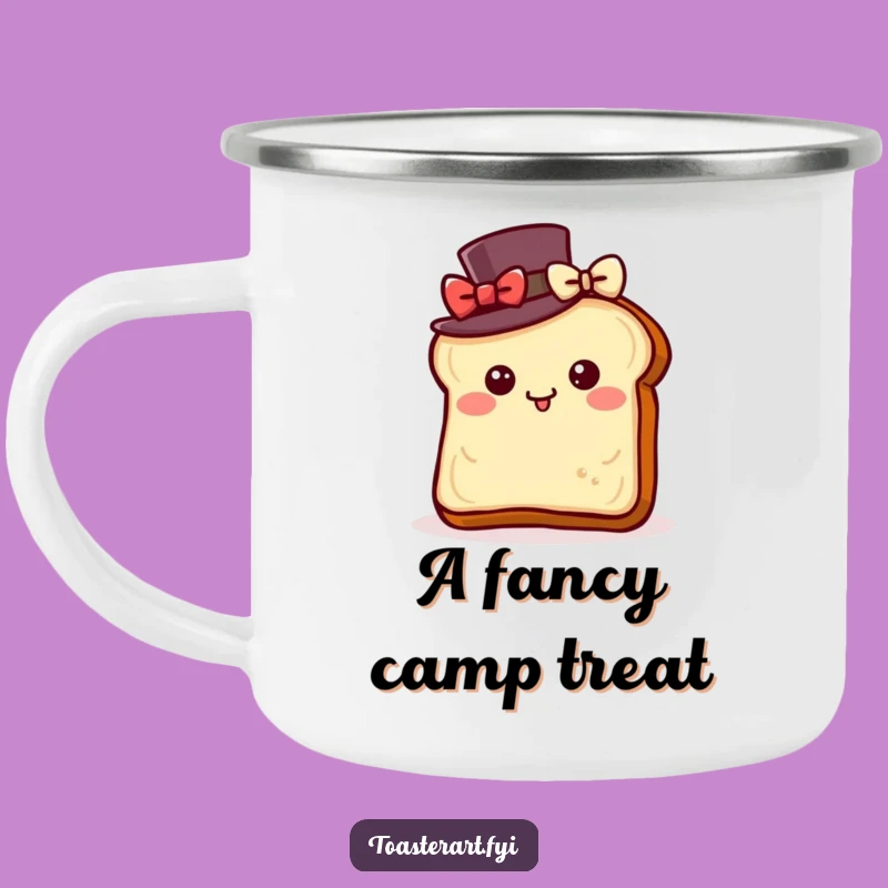 Funny Dapper Toast Camping Mug: Outdoor Elegance Funny Gift