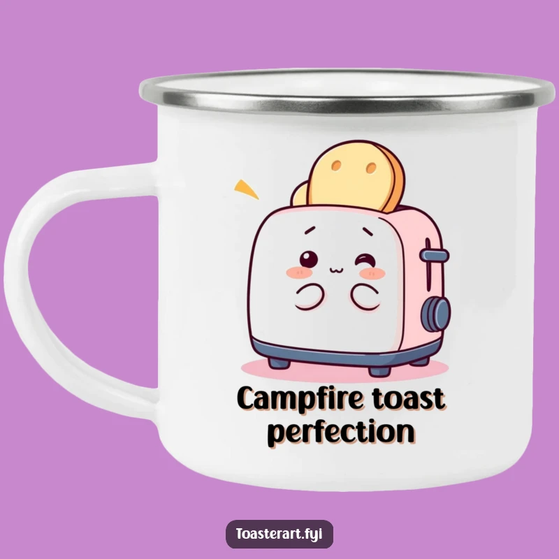 Funny Toaster Bread Camping Mug - Breakfast Adventures Await!