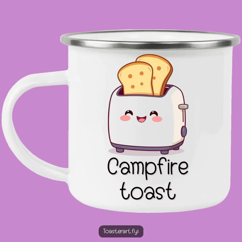 Funny Toaster Pop-Up Camping Mug - Breakfast Fuel & Fun!