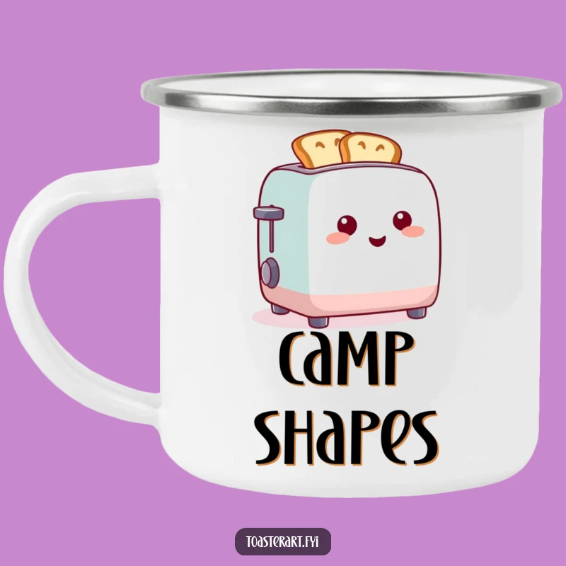 Funny Toaster Shapes Camping Mug: Creative Breakfast on the Go!