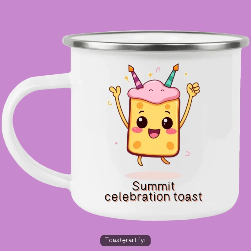 Funny Toast Camping Mug: Celebrate Outdoors, Perfect Funny Gift