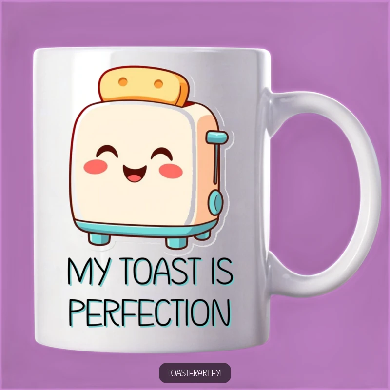 Funny Toaster Mug: A Warm Glow Design, Perfect Humorous Gift for Breakfast Lovers