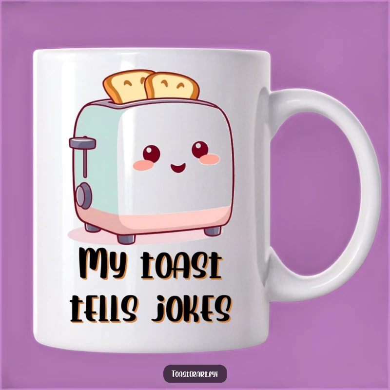 Funny Toaster Shapes Mug: Enjoy Your Breakfast with Whimsical Toast!