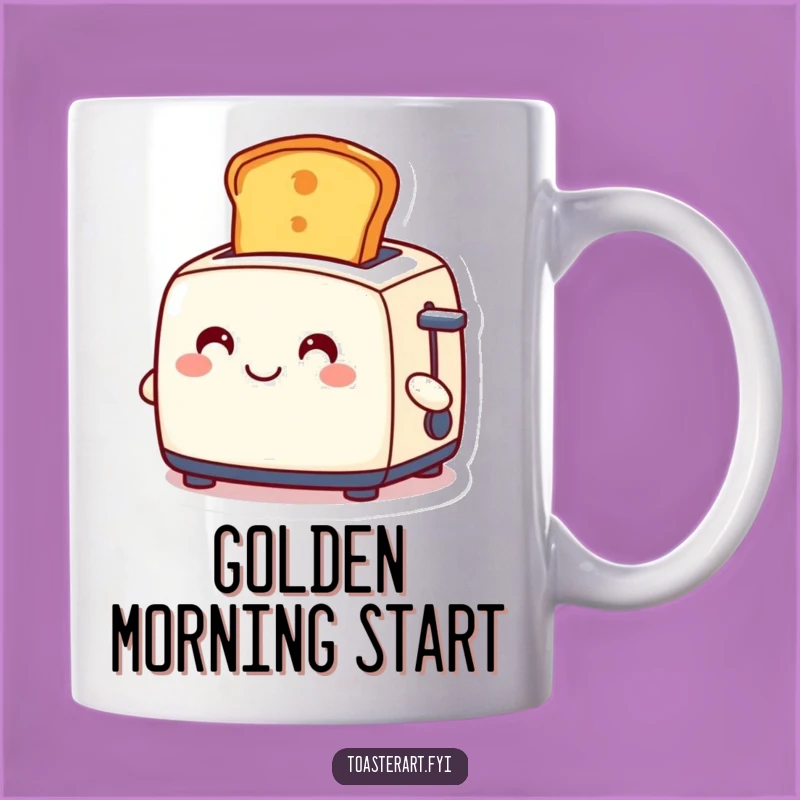 Funny Toaster Slice Mug: A Hilarious Golden Breakfast Gift