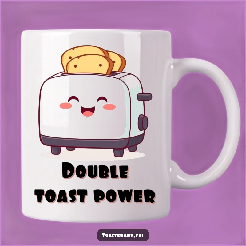 Funny Toaster Toasting Bread Mug: Hilarious Breakfast Gift for Carb Lovers