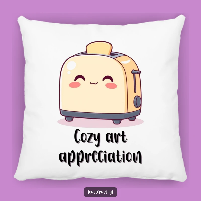 Funny Art Toaster Pillow: Cozy Comfort with a Creative Twist