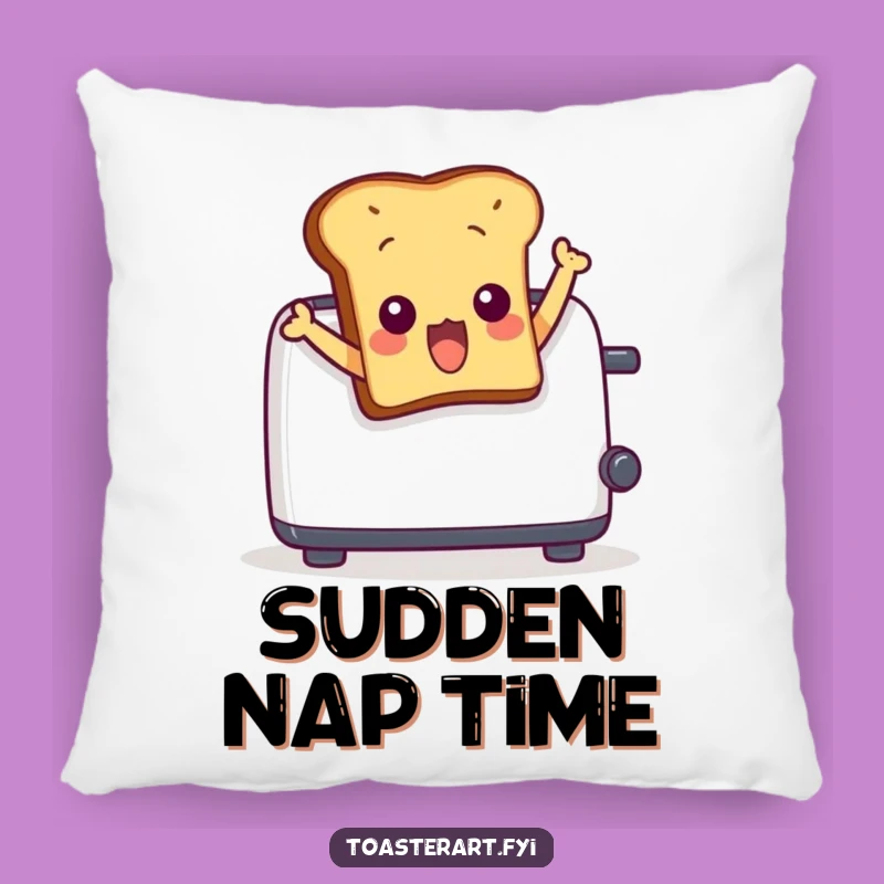Funny Surprised Toast Pillow - Cozy Character Cushion for Humorous Comfort