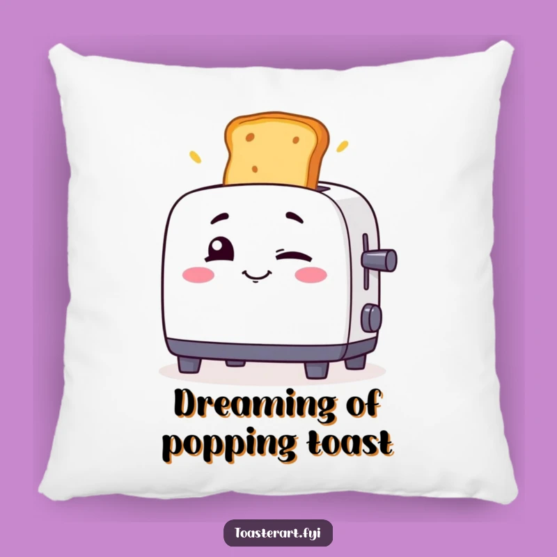 Funny Winking Toaster Pillow: Cozy Comfort & Hilarious Mischief for Your Sofa