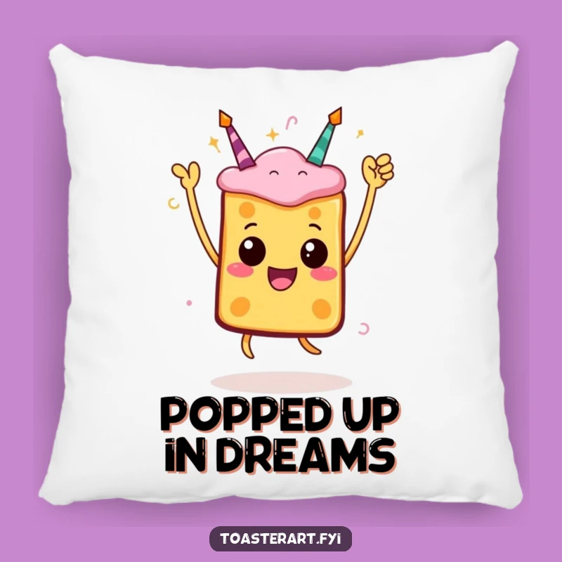 Funny Toast Pillow: Cozy Celebrations, Perfect Funny Gift