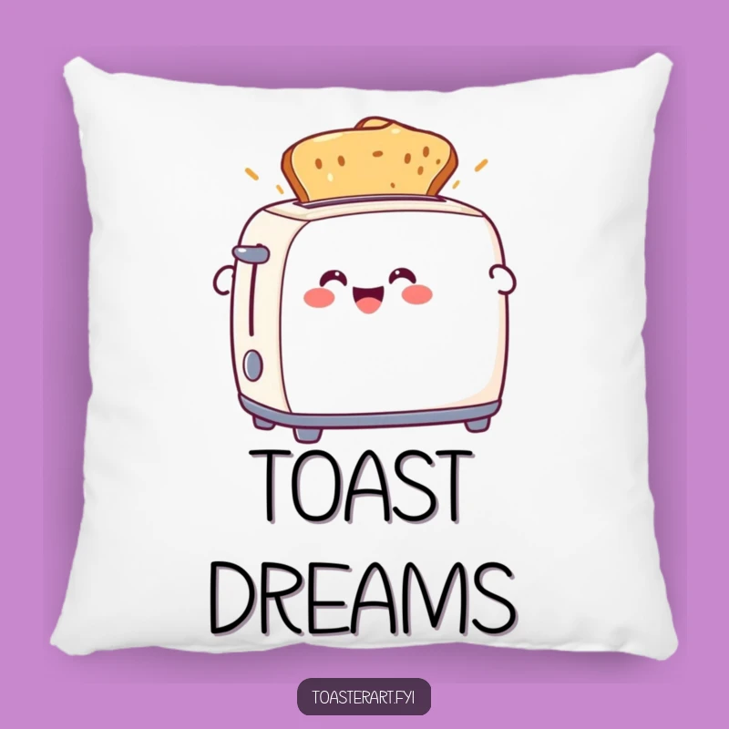 Funny Toaster Toast Pillow - Cozy Character Cushion for Humorous Comfort Zones