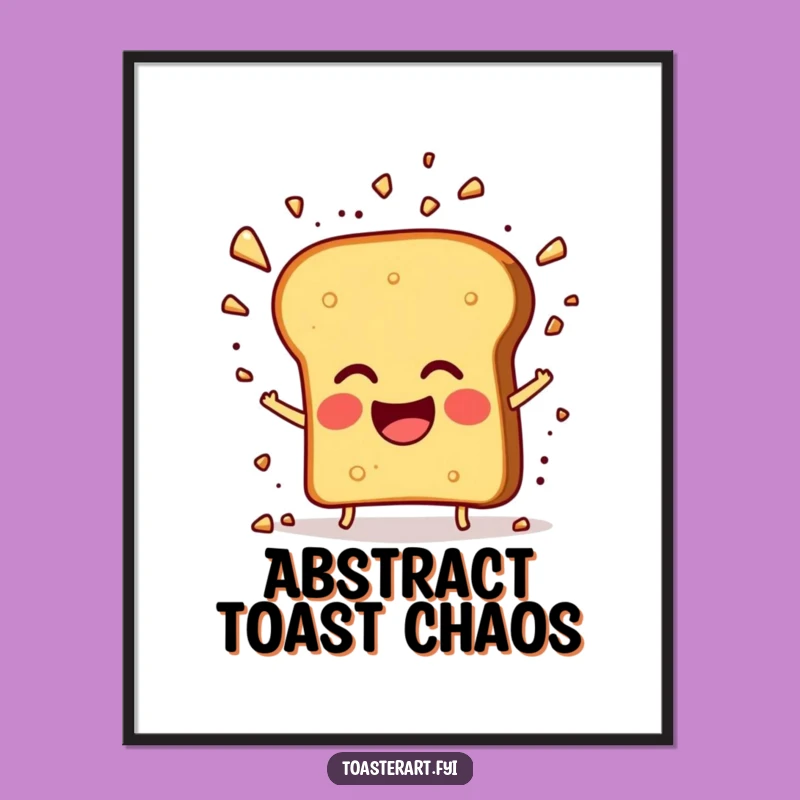 Funny Toast Explosion Digital Art - Instant Joyful Humorous Decor Gift