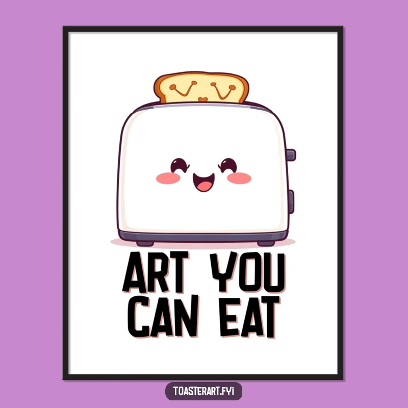 Funny Toaster Art Digital Print: Instant Colorful Creations for Your Walls