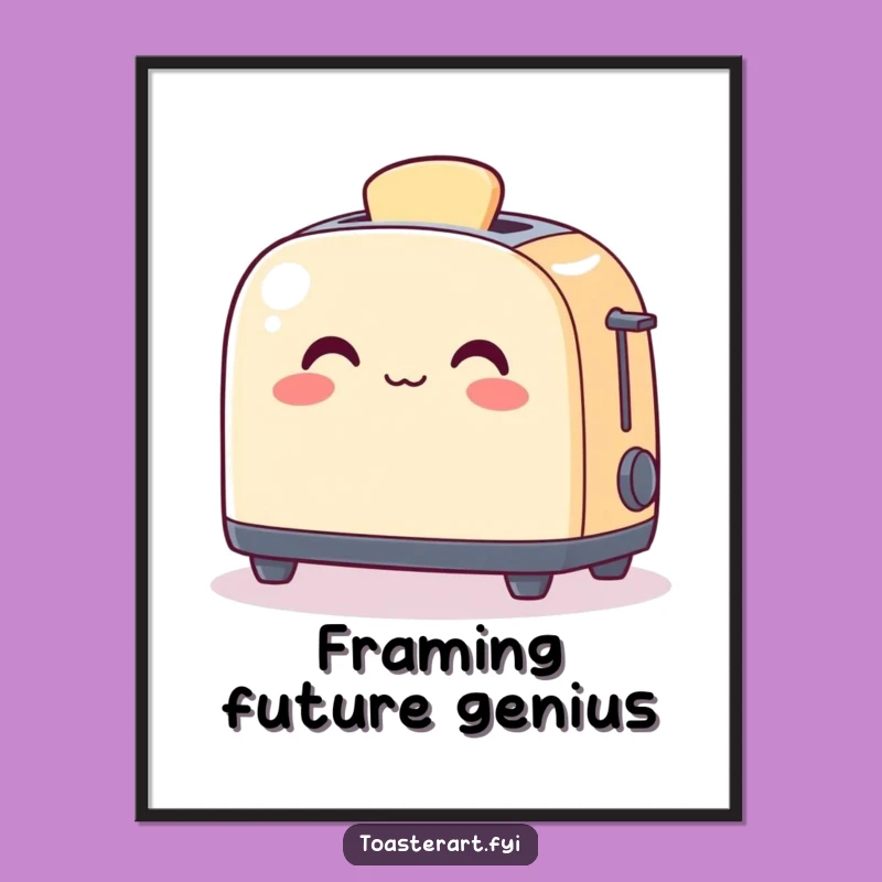 Funny Art Toaster Digital Art: Whimsical Decor for Creative Spaces