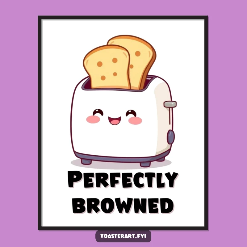 Funny Toaster Pop-Up Digital Art - Instant Breakfast Cheer!