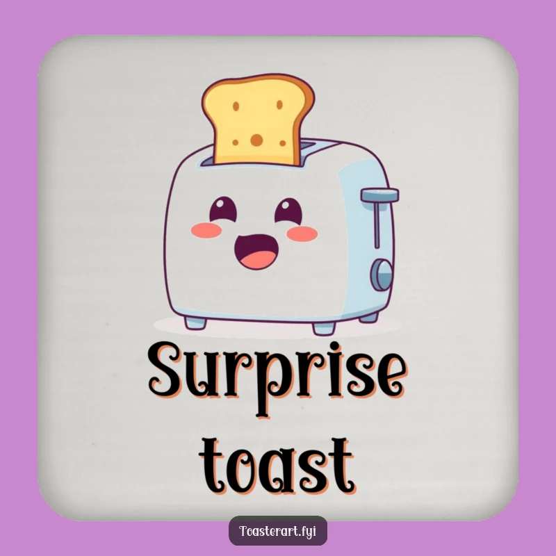 Funny Toaster Toast Coasters: Protect Surfaces with Humor