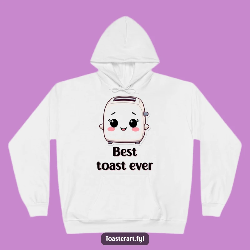 Cozy Funny Proud Toaster Hoodie: Victorious Character, Comforting Funny Gift