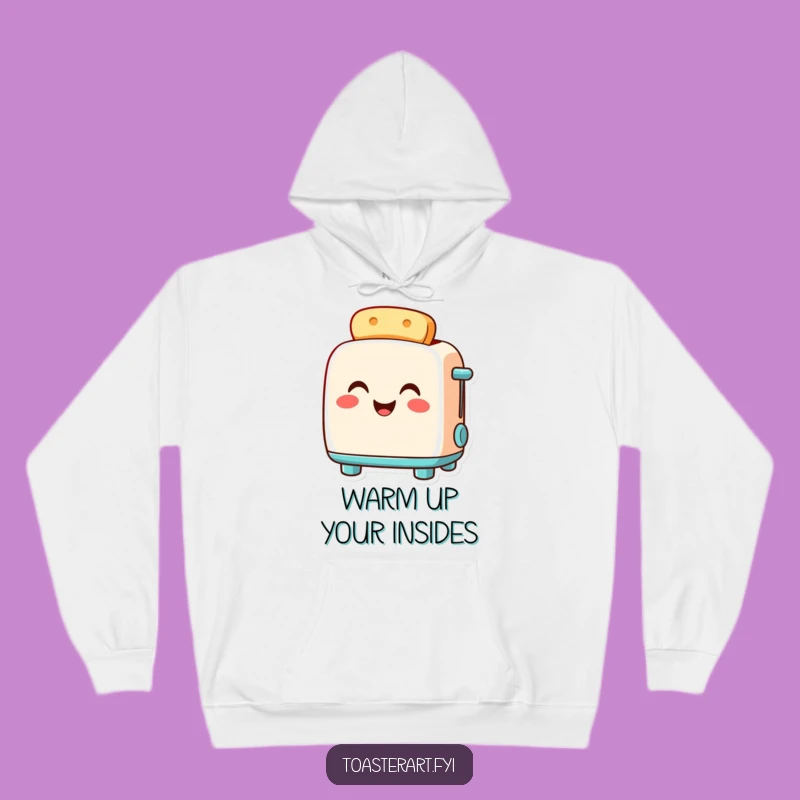 Cozy Funny Toaster Hoodie: Feel the Warm Glow, Ideal Humorous Gift for Chilly Mornings