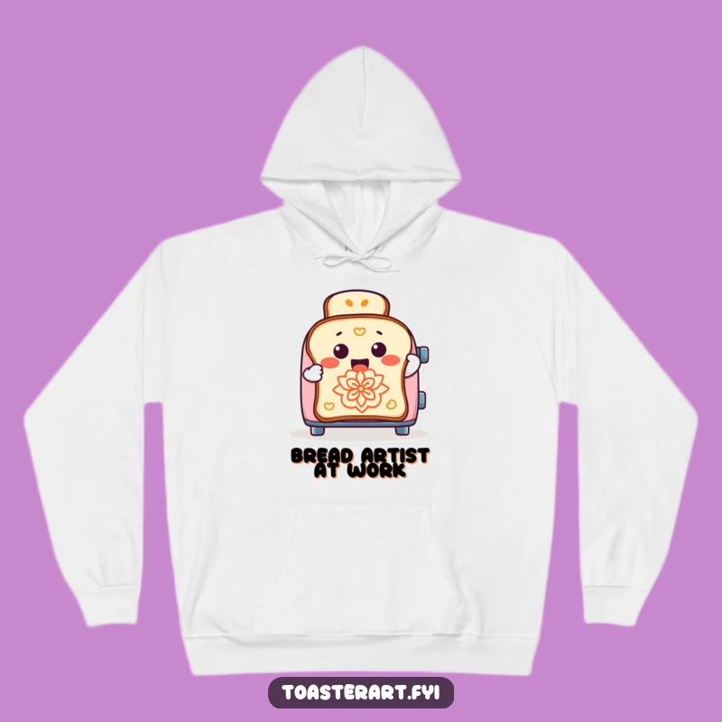 Funny Toaster Artist Hoodie: Cozy & Comedic Kitchen Wear for Toast Fans