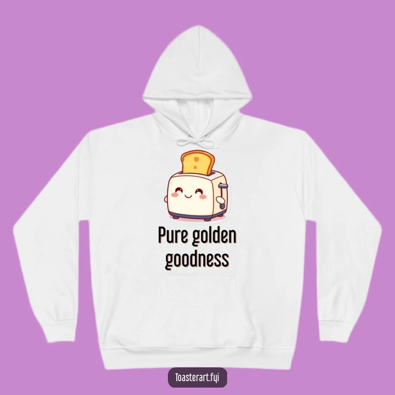 Funny Toaster Slice Hoodie: Cozy Up with Golden Breakfast Vibes