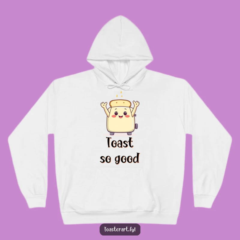 Funny Toaster Wave Hoodie: Cozy Comfort & Hilarious Warmth for Breakfast Enthusiasts