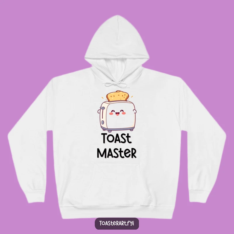 Funny Toaster Toast Hoodie - Cozy Character Apparel for Warm, Humorous Mornings