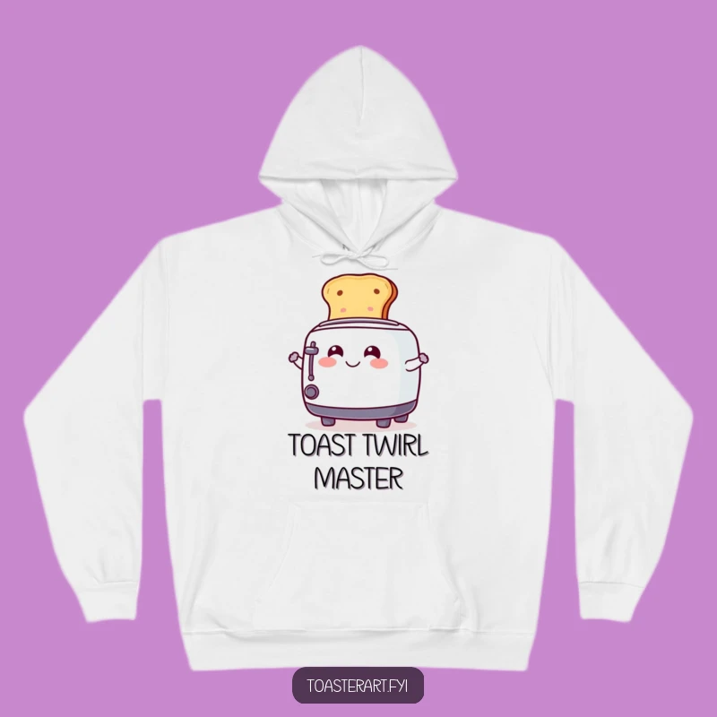 Funny Spinning Toaster Hoodie: Cozy Playful Design, Perfect Humorous Gift