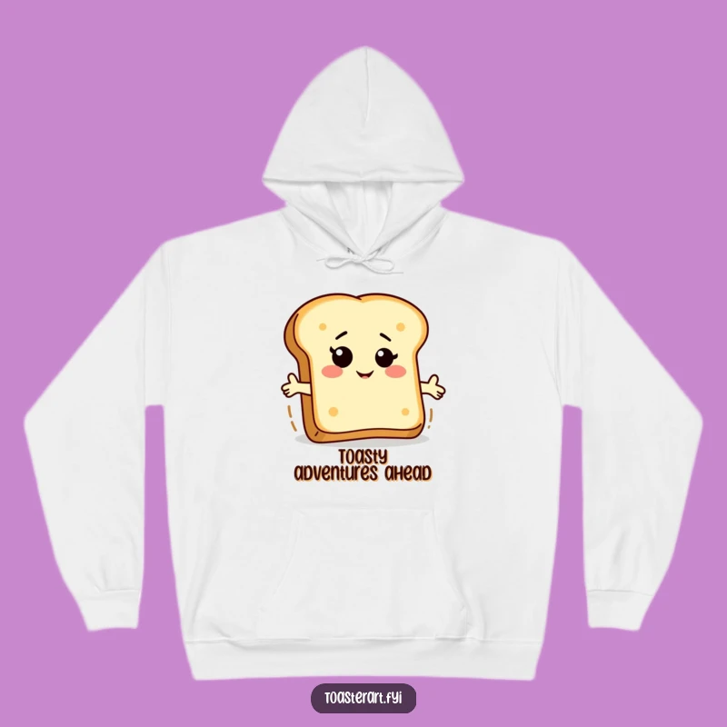 Funny Bread Slice Hoodie: Cozy Breakfast Vibes, Perfect Funny Gift