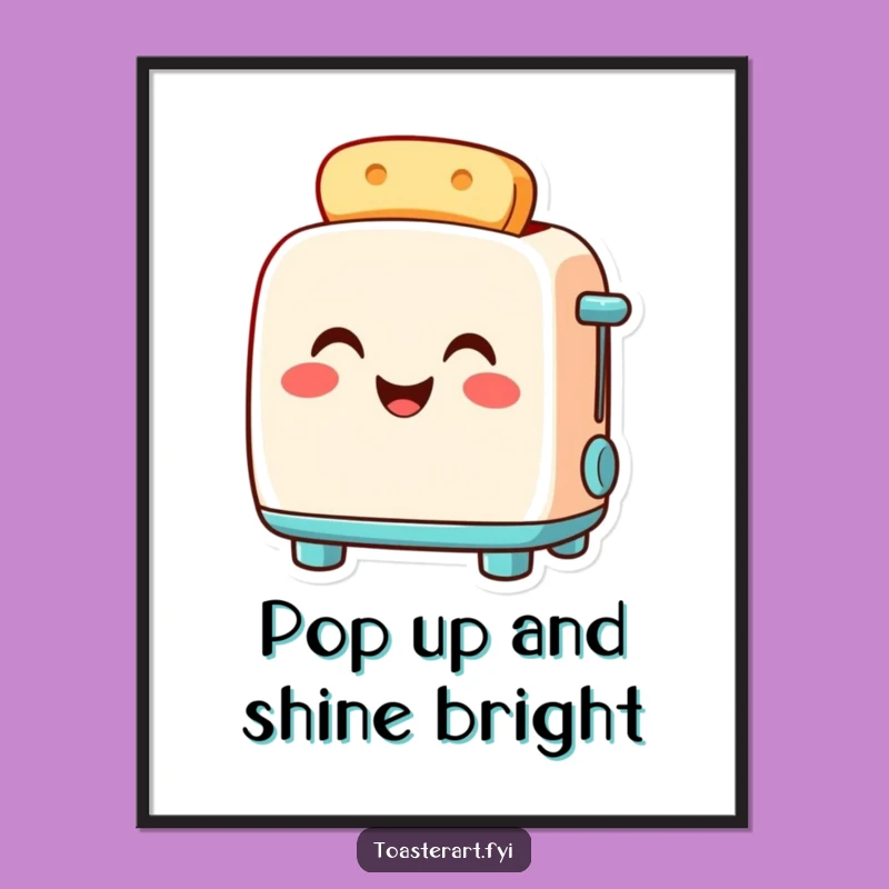 Free Printable Toaster Wall Art: Humorous Downloadable Decor for Kitchens & More