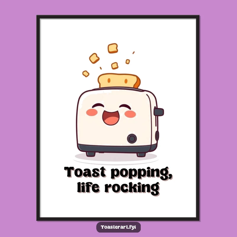 Free Printable Wall Art: Toaster Toast Eruption, Hilarious Downloadable Decor, DIY Gift!