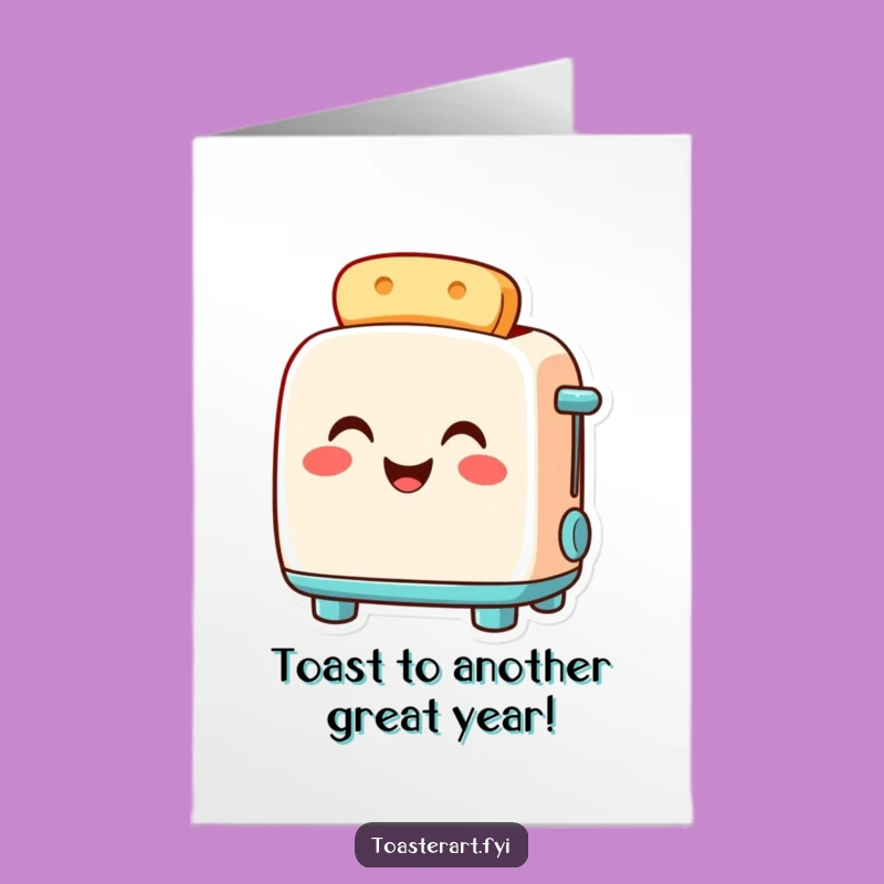 Free Printable Toaster Birthday Card: Funny Downloadable Gift for Humorous Celebrations
