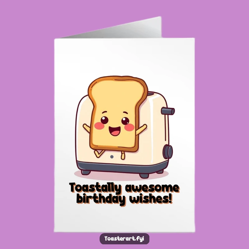 Free Printable Birthday Card: Funny Toast Pop-Up Design - Downloadable Gift!
