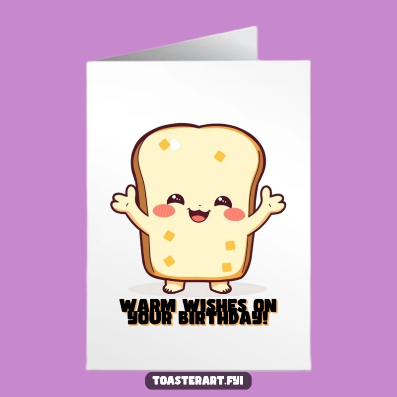 Free Printable Funny Birthday Card: Toast Hug - Cozy DIY Downloadable Gift