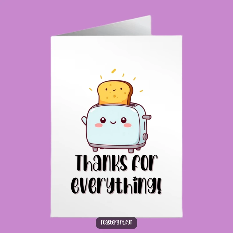 Free Printable Thank You Card: Toast Launch, a Funny Downloadable Gift!