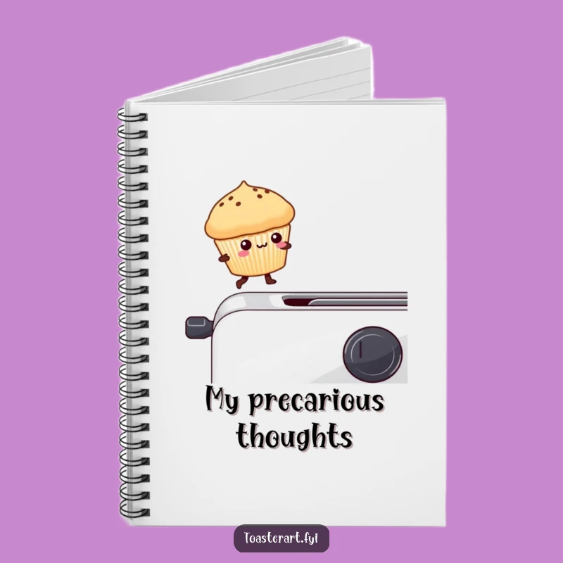 Funny Muffin Toaster Notebook: Jot Down Ideas with Hilarious Kawaii Adventure