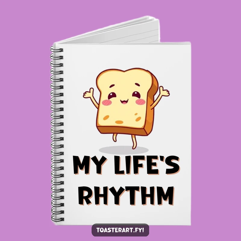 Funny Dancing Toast Ideas Notebook - Groove Your Thoughts Down