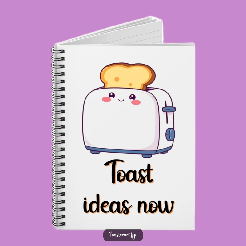 Funny Toast Pop Notebook: Giggling Character Journal for Ideas