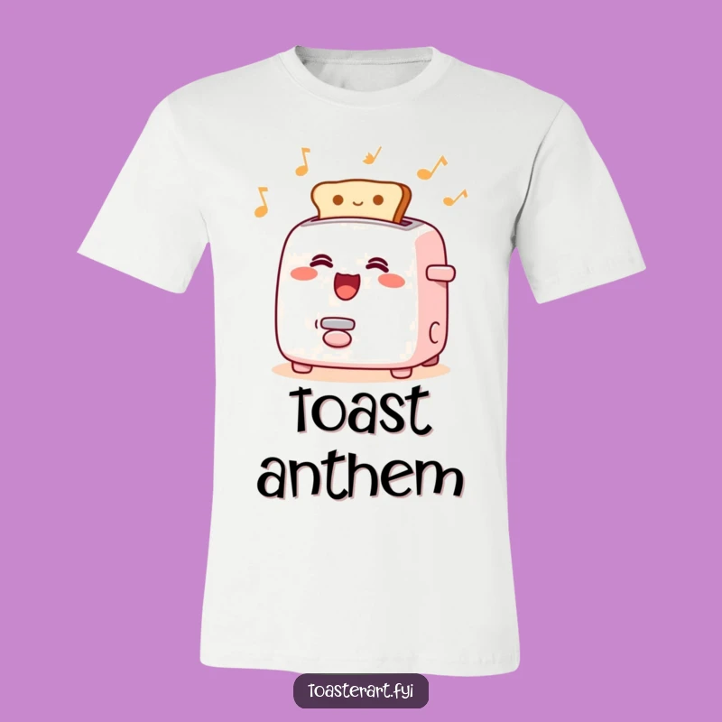 Funny Toaster Song T-Shirt - Rhythmic Toast Pop Graphic Tee, Hilarious Gift
